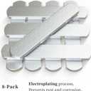 Mavee Fractional Weight Vest Plates, Rustproof Solid Steel Inserts for Rucking, Tactical Carrier & Strength Training