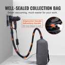 VEVOR Drywall Sander, 800W Electric Sander with 12 Sanding Discs, Variable Speed 1200-2300 RPM Wall Sander with Automatic Vacuum Dust Collection System, Double LED Lights, Dust Bag, Detachable Edge