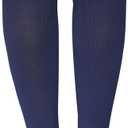 3 Pairs Compression Socks for Women & Men Circulation 15-20 mmHg Support for Athletic Running Cycling (Small-Medium, Navy)