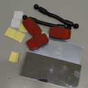 Weysat 2 Set Cubicle Mirror for Office Desk Security Cubicle Mirror to See Behind You Fit Protect Personal Privacy Stick on Plane Monitor for Open Office Environment or Anywhere