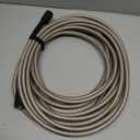 Pressure Washer Hose 50 FT, 1/4" PVC Gray Power Washer Hose, 3300 PSI Kink Resistant Pressure Water Hose, M22-14mm Extension Hose Replacement for Home Use