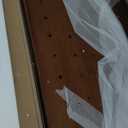 WoodsWhisper Wooden Pegboard Mirror,Full Length Mirror with Shelf and Hooks,Wall Mirror with Storage and Hooks,Hanging Mirror Pegboard, Multifunctional Design Panel,Living Room,Entranceway