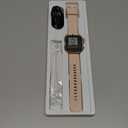 Smart Watch for Women Men Fitness: Smart Watch for iPhone&Android Bluetooth Call with SpO2 Sleep Heart Rate Monitor,IP68,Fitness Tracker with 120+Sport,Reloj Inteligente 30 Day+Battery Life, 2 Bands (Gold-Pink)