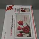 BIGASUO Digital Picture Frame Frameo 15.6" WiFi Electronic Photo Frames Large with 64GB Memory 1920x1080 IPS FHD Touch Screen Share Moments Instantly Anywhere Photo Gifts for Parents and Grandparents