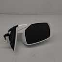 A-Premium Driver Side Power Door Mirror - Compatible with Honda Accord 2013 2014 2015 2016 2017 Sedan - Heated Manual Folding Outside Rear View Mirror with Turn Signal White (Paint to Match)