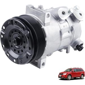 MUCO AC Compressor with A/C Clutch 55111410AD Fits for Dodge Avenger 2008-2014, Journey 2009-2020, Chrysler 200 2011-2014, Sebring 2007-2010, 2.4L