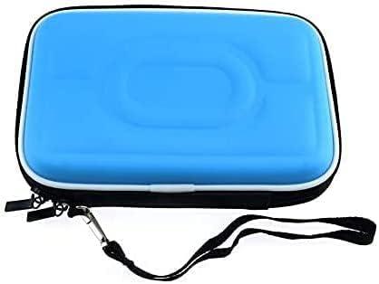 Protective Travel Carrying Hard Pouch Case Bag Cover for Game Boy Advance Color Pocket GBA GBC GBP Console,Carry Bag for Nintendo DS Lite NDSL NDSi EVA Storage Replacement (Blue)