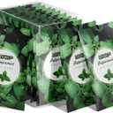 MYARO 12 Pack Peppermint Scented Sachets for Drawer, Closet Odor Eliminator Air Freshener Bags, Cool Mint Fragrance for Car & Home Aroma