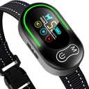Dog Bark Collar - Rechargeable Smart Barking Collar, Anti Bark Training Collar with Adjustable Sensitivity Beep Vibration Shock, Bark Shock Collar for Large Medium Small Dogs (Black)