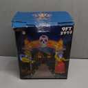 Amazon.com: 9 Ft Day of The Dead Halloween Inflatables Archway Dia De Los Muertos Decorations Inflatable Arch with Skull Skeleton LED Light Decor for Lawn Yard Garden : Patio, Lawn & Garden