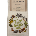 Homewear 2PK Hand Towel Fall In Air White