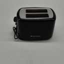 Toastmaster 2-Slice Cool Touch Toaster, black with stainless accent