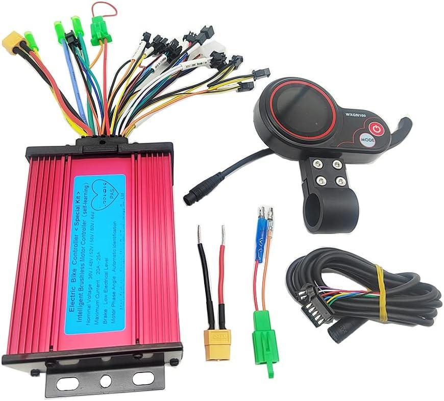 36V 48V 60V 450W 500W 600W Intelligent Brushless Square Wave Controller with LCD Display for Electric Bike/Electric Scooter/Brushless Motor