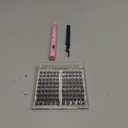 Natural Lash Clusters Kit Spiky Cluster Eyelash Extension Kit 120 Pcs CC-Curly Eyelash Clusters 10-16MM Wispy Individual Lashes Kit with Lash Bond and Seal and Eyelash Tweezers by Mavphnee