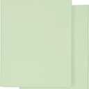 Bioweaves 100% Organic Cotton Pillow Cases 300 Thread Count Soft Sateen Weave GOTS Certified  Standard/Queen Size, Set of 2, Pastel Green