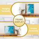 Gold 16x20 Picture Frame Lightweight yet Durable Frame Wall Hanging