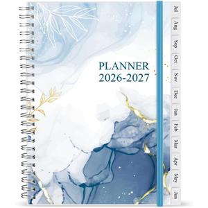 3 x 2026-2027 Planner - Academic Planner 2026 2027 for Women & Men, July 2026 - June 2027, Monthly and Weekly Calender with 12 Monthly Tabs, 6.4" x 8.5", Blue
