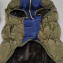 IECOii Windproof Waterproof Dog Coat - Thick Fleece Vest With Zipper, Snow Jacket For Large Dogs (Large(Chest:24.41''/62 CM), Armygreen)