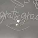 Threan Congrats Grad Neon Sign 20.8 x 12.9 Inch LED Congrats Light up Sign Neon Light Background Wall Art Decoration for 2025 Graduation Party Home Hotel Bar College Graduation Gifts(Cool White)