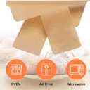 100 Pcs Loaf Pan Liners for Baking Bread 9x5 inches, Pre Formed Parchment Paper for Baking Toast Bread, Cakes, Banana Bread, Disposable Greaseproof Paper, Non-Stick Air Fryer Liner, Brown