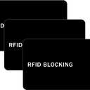3 x RFID Blocking Card - 3 Pack, Contactless NFC Credit Card ID Protection Safe Bank Card Passport Entire Wallet Purse Shield Protector Blocker Guard (Pack of 3)
