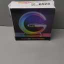 Smart Wireless Charging Alarm Clock with Bluetooth Speaker, App Controlled Bedside Lamp Table Light and Night Light, Bedroom Home Decor, Gift for Girls Boys and Family for Birthday Christmas (White) (1 pack)