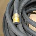 Flexon 5/8" x 100Ft Premium Rubber Garden Hose  Heavy-Duty, Commercial-Grade, All-Weather Flexibility, High Burst Strength, Crush-Proof Couplings, Kink-Resistant, Ideal for Landscaping and Job Sites