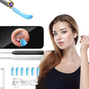 Pack of 2 Ear Wax Removal Tool - Ear Camera with 360° Visual Ear Cleaning Kit - 6 Silicone Covers - Ear Wax Removal Kit - Ear Wax Cleaner Earwax Removal Kit White