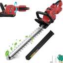 Cordless Hedge Trimmer Compatible with Milwaukee M18 Battery, 20-Inch Electric Hedge Trimmer, Battery Powered Brushless Bush Trimmer, 2/3'' Cutting Capacity, Lightweight & Rotatable Handle(No Battery)