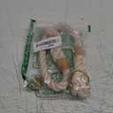 Glow Pups Rope Dog Collar, Cream Ombre Slip Collar for Medium and Large Dogs, Handmade with Durable Rope Material, Adjustable Fit for Comfort - White (Medium)