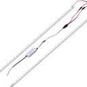 2x2 FT LED Magnetic Retrofit Kit,2FT LED Troffer Retrofit Kit,18W,Daylight White 5000K,0-10V Dimmable,T8 T10 T12 Fluorescent Replacement LED Light Strip,Quick Easy Install