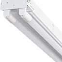 DESIGNERS FOUNTAIN 4-Lights LED Strip Light Fixture, 8 ft T8 Ceiling Lighting for Garage or Warehouse, 7200 Lumens, 4000K, White Tubes, ST704T1840