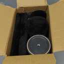 MECOOL Cat Scratching Post Premium Sisal Scratch Posts with Hanging Ball Vertical Scratcher for Indoor Cats and Kittens,Black (34 inches for Adult Cats)