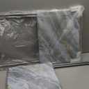 Folding TV Tray Table Set of 2,Dinner Snack Trays Table for Eating on Couch, Portable Metal Dinner Table for Small Sofa Bedside Tables with Light Weight, 15 x 18.9 x 26 in (Smoky Grey,2PCS)