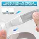 AUARIWN 2 Pack CPAP Headgear for Resmed AirFit N20 with Magnetic Clips, Replacement Headgear Straps Compatible with Resmed Aritouch Mask N20 - Soft Plush Straps for Optimal Fit & Flexibility (Large)