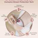 Momcozy M5 Lite Hands-Free Wearable Breast Pump, DoubleFit Flange for Baby-Like Comfort, 3 Modes & 9 Suction Levels, No Flange Insert or Hard Carry Case, 24mm, 2-Pack, Cozy Red