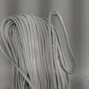 50Feet Long Telephone Extension Cord Phone Cable Line Wire, with Standard RJ11 Plug and 1 in-Line Couplers and 25 Cable Clip Holders-White (50FT)