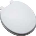 PROFLO PFTSWE1001 Round Closed-Front Toilet Seat and Lid - White