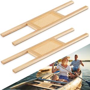 Yerliker 34 Inch Canoe Seat Cane Seat Outdoor Caned Canoe Seats for Kayak Boat