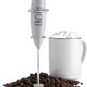 Rae Dunn Milk Frother- Handheld Electric Drink Mixer, Handheld Electric Milk Frother, Coffee Frother, Hand Blender, Frappe Maker, Handheld Latte Maker Milk Foamer