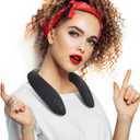 Neckband Speaker, Wireless Wearable Speaker True 3D Stereo HiFi Sound, Portable Personal Body Speakers with 24H Playtime, for Home, Office, and Outdoors