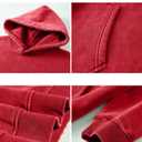 hathne Men's Oversized Hoodies Sweatshirt Cotton Wash Hooded Baggy Pullover Hoodies Vintage Winter Spring (Beige, M)