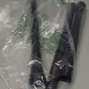 Black Tension Curtain Rod 28 to 48 Inch Spring Rod No Drilling Adjustable Shower Curtain Rod for Windows, Bathrooms, Closet, Kitchen