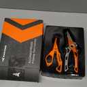 KastKing AlumaStream 7.5" Aluminum Fishing Pliers, Crossover Pliers, Wacky & Neko Rig Pliers With O-Ring Storage, Fishing Gear, Fishing Gifts for Men, Corrosion-Resistant Saltwater & Freshwater Pliers