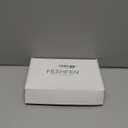 FESHFEN Pixie Cut Wigs Synthetic Short Mixed Blonde Pixie Haircut Wig with Bangs Glueless Layered Wig Wavy Wigs for Women