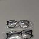 Gaoye Ultralight Blue Light Glasses for Women - Computer Protection Glasses for All Day Comfort - Anti UV Glare & Eyestrain (Light Black 2 Pack)