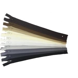 YKK Zippers Assortment of Neutral Colors 6 Inch Number 3 Nylon Coil Set of 10 Pieces