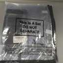 Sadnyy 3 Pieces Clear Luggage Cover PVC Suitcase Luggage Protector Waterproof Cover(Black Border,Left Opening Style)