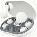 Soft Ear Plugs for Sleeping Noise Blocking 45dB, Reusable Silicone Earplugs with 8 Sizes Tips, Noise Cancelling Earplugs with Case for Concerts, Travel & Focus - Comfortable Hearing Protection (Classic White)