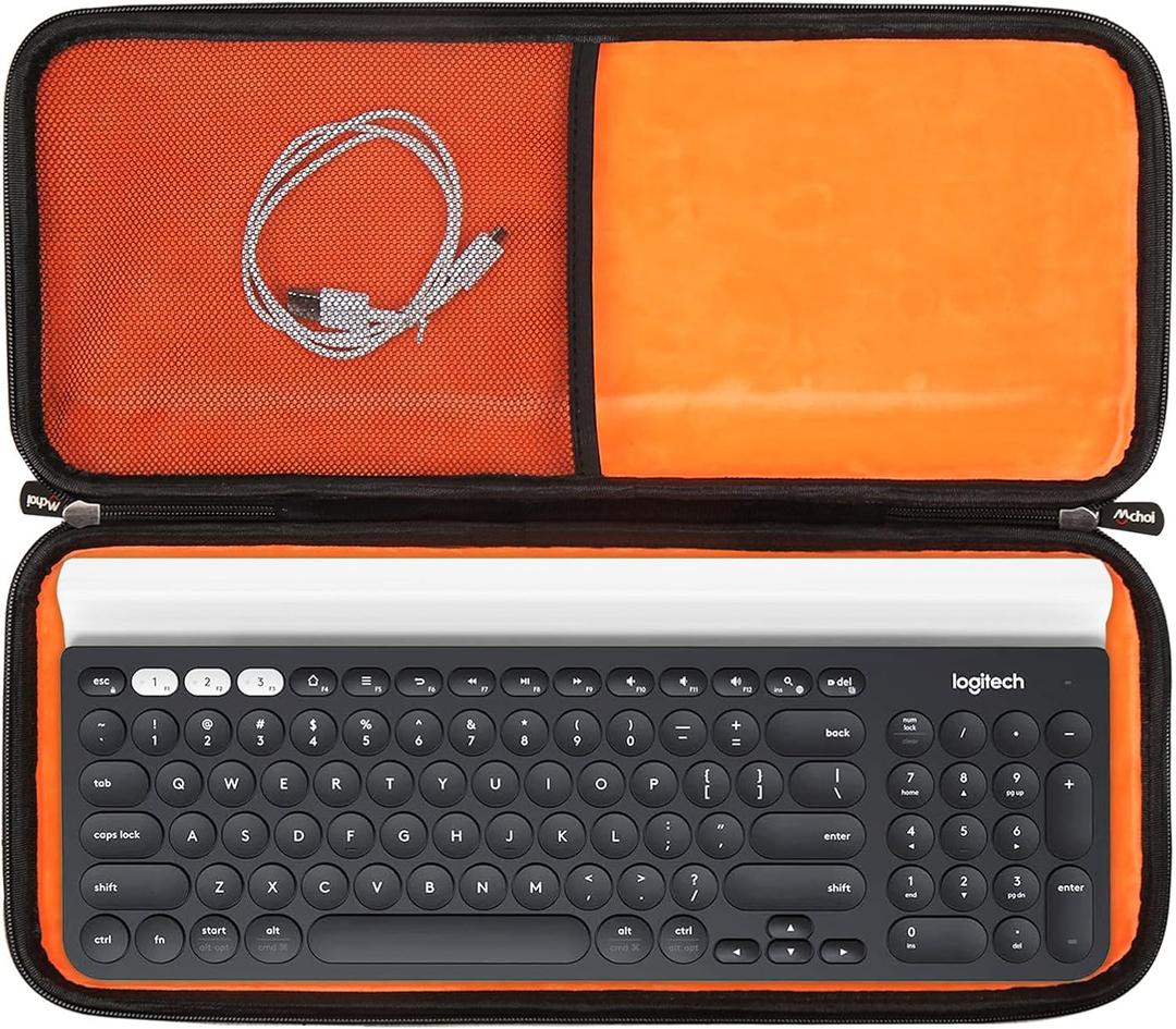 Mchoi Hard Case Suitable for Logitech K780 Multi-Device Wireless Keyboard, Waterproof Shockproof Keyboard Protective Case, Case Only